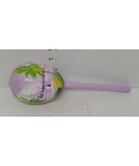 Handmade maraca From Dominican republic Purple Green Yellow - $468.06 MXN