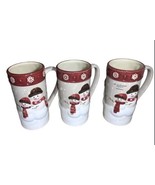 Set Of 3 Saint Nicolas Square Warm Wishes Coffee Mugs 16 Inches Long - $833.97 MXN