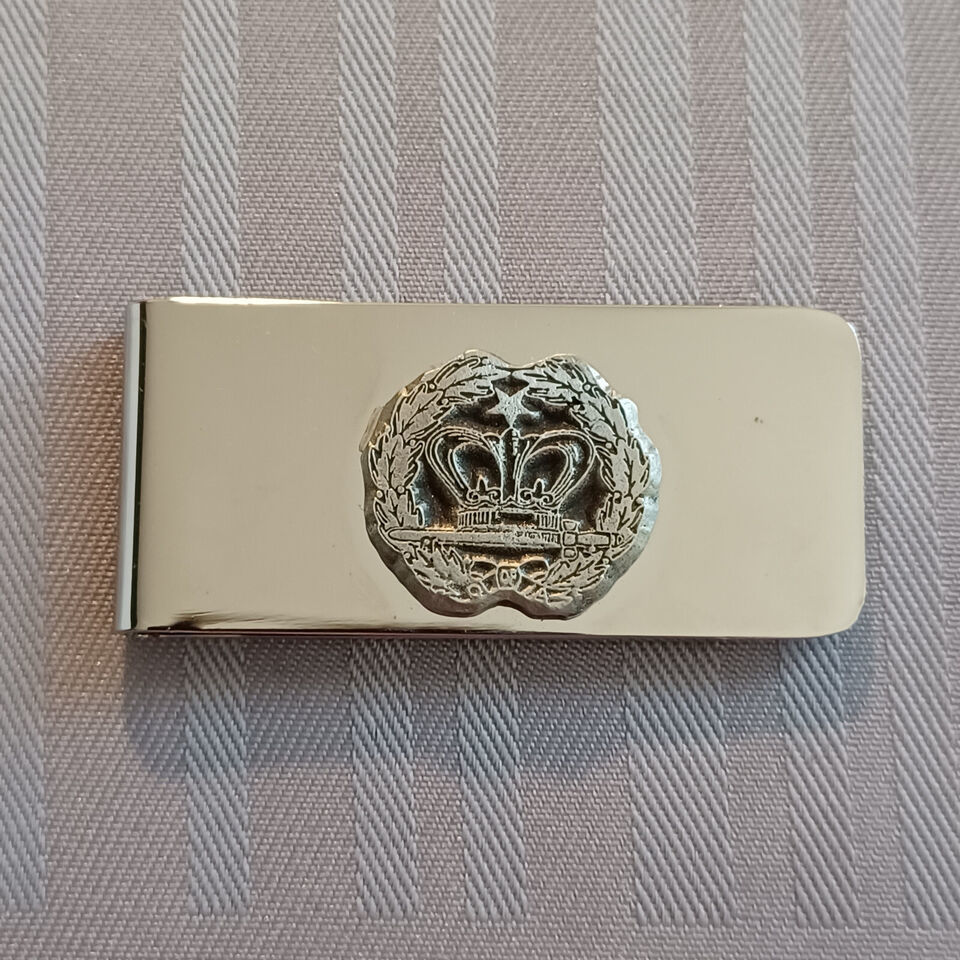 Money Clip with Pewter Crown - $4.95