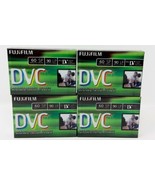 Fuji Film DVC 60 Min SP Mode 90 LP Mode New Sealed 4 Single Packages Jap... - £11.13 GBP