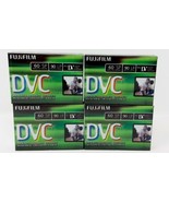 Fuji Film DVC 60 Min SP Mode 90 LP Mode New Sealed 4 Single Packages Jap... - £10.57 GBP