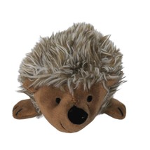 Pawaboo Brown Hedgehog Squeaky Dog Toy Plush Stuffed Animal 6&quot; - £22.29 GBP