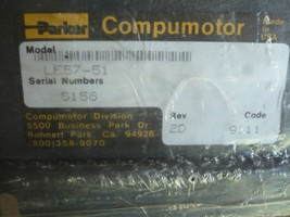 New Parker Compumotor LE57-51 Drive Unit SEALED in Plastic - $248.79