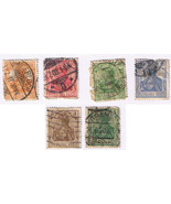 Stamps Germany Deutsches Reich Germania 1905 6 Values - £5.68 GBP