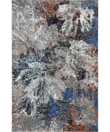 5 X 8 Gray Abstract Foliage Area Rug - $262.85 CAD
