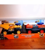 NEW Matchbox Car-Go Controllers Dump Truck Fire Engine set sounds cargo ... - $37.00