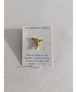 Guardian Angel Pin Gold Tone - $6.15 CAD