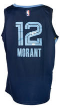 Ja Morant Signed Blue Nike Memphis Grizzlies Swingman Basketball Jersey JSA - $581.02