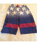 July 4th Champion board shorts Size large patriotic US flag stars stripes - $14.59