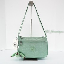 NWT Kipling HB6490 Callie Crosbody Shoulder Bag Purse Polyamide Fern Green Tonal - £43.92 GBP
