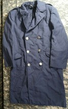 USAF VIETNAM ERA US AIR FORCE COAT WOOL OVERCOAT BLUE SERGE SHADE 1084 3... - £64.16 GBP