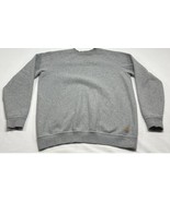 Carhartt Men&#39;s Crewneck Sweatshirt Original Fit K124 HGY 2XL Gray  - £21.23 GBP