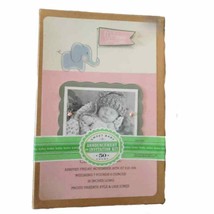50 Announcement/Invitation Baby Girl DIY Cards - $10.00