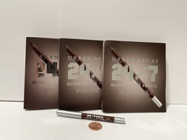 3 Urban Decay 24/7 Glide On Eye Pencil WHISKEY 0.03oz Travel Deluxe Size - $17.99