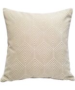 Sahara Cream and Gold Textured Throw Pillow 20x20 - $79.50 CAD