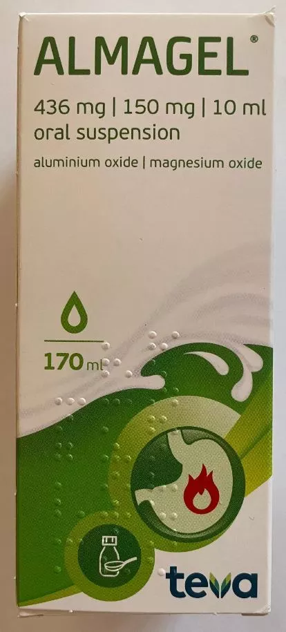 Almagel Oral Suspension Stomach- Gastro Reflux Gastritis(PACK OF 4 ) - $78.90