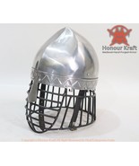 Steel Helmet Armor Phyryngian style for SCA combat Legal Armor - £118.19 GBP