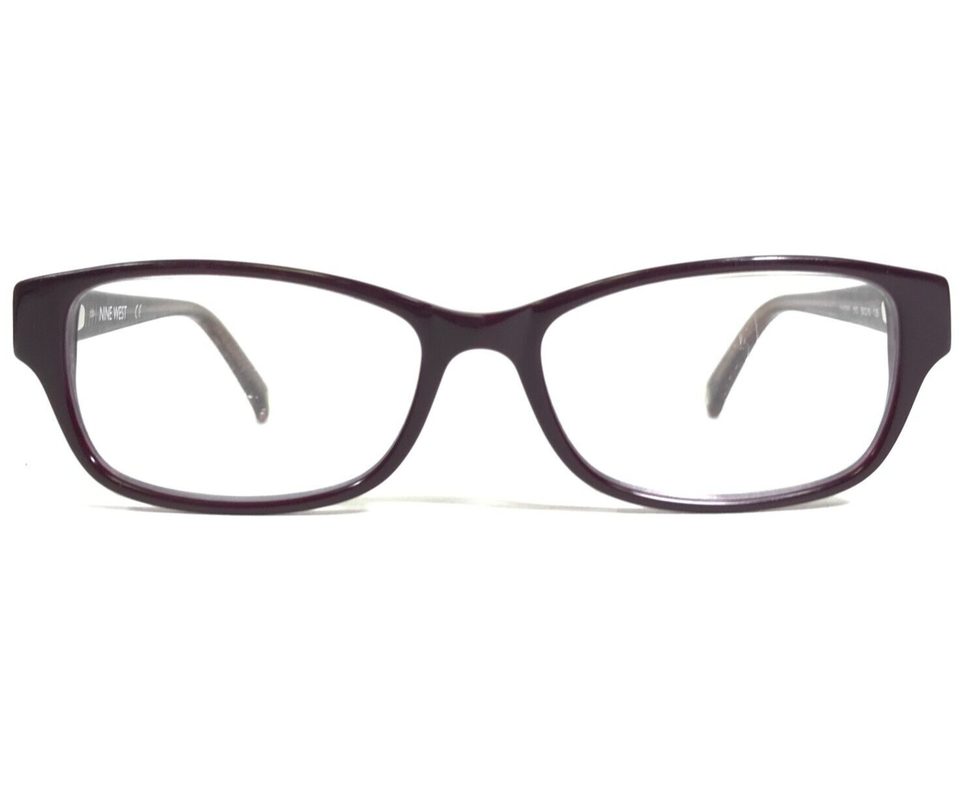 Nine West Eyeglasses Frames NW5055 513 Purple Rectangular Full Rim 50-15... - £29.65 GBP