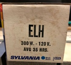 Elh Projector Projection Lamp Bulb-300W 120V AVG-35-HR Sylvania Usa Vintage - $10.72