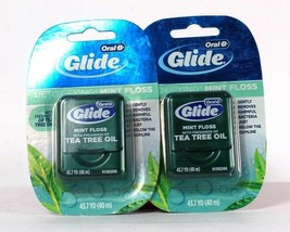 2 Count Oral-B Glide Detoxifying MInt Floss With The Freshness Of Tea Tr... - £11.18 GBP