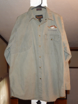 Vintage Browning Duck Hunters Outdoor Snap Button Hunting Shirt Mens Large - $29.38