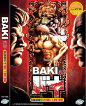 Anime Dvd Baki Season 1-2 VOL.1-39 End *English Dubbed* Region All + Free Ship - £32.73 GBP