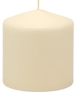 6 Pack Ivory Wax Pillar Candles 3x3 Inch 18 Hour Unscented Traditional W... - $319.55 MXN
