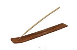 Wooden Incense Burner Holder Ash Catcher for Incense Sticks in 10 Inch LuminEsnc - £9.68 GBP