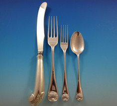 Williamsburg Shell by Stieff Sterling Silver Dinner Flatware Set 8 Service 32 Pc - £2,087.12 GBP