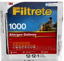 12x12x1 (11.7 x 11.7) Filtrete Allergen Defense 1000 Filter by 3M - $12.18