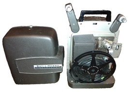 BELL &amp; HOWELL 346A AUTO LOAD SUPER 8mm FILM PROJECTOR TURNS ON PARTS ONL... - £31.89 GBP