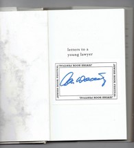 Letters to a Young Lawyer by Alan Dershowitz Signed Autographed Hardback Book - $141.95