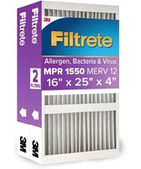 Filtrete 16X25X4 Ac Furnace Air Filter, Mpr, Actual Size 15.88 X 24.56 X... - $105.53 CAD