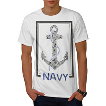 Wellcoda Navy Anchor Sea Vintage Mens T-shirt,  Graphic Design Printed Tee - £14.55 GBP+