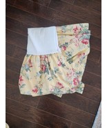 Vintage Ralph Lauren PARSONAGE Yellow Floral King Size Bed Skirt - £90.22 GBP
