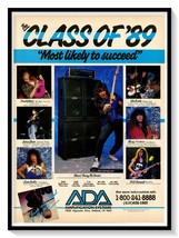 ADA Amps Class of 89 Tommy McClendon Ad Vintage 1989 Magazine Advertisement - £7.75 GBP