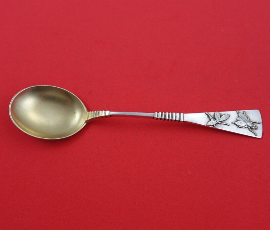 Primary image for Applied Silver by Shiebler Sterling Silver Ice Cream Spoon GW w/ Applied Fly 6"