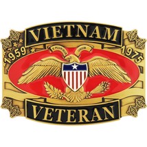 Vietnam Veteran 1959-1975 Great Seal of the United States Belt Buckle - £18.29 GBP