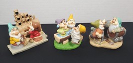 Disney Classics Snow White &amp; the Seven Dwarfs Figurines! Vintage! -16 - £30.85 GBP