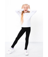 Leggings – Girls&#39; Soft Velvet with Elastic Waist, Everyday, , Winter,  N... - $179.49 MXN+
