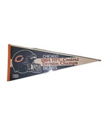 Vintage 1984 Chicago Bears NFC Central Division Champs NFL Large Pennant... - $17.10