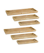 Natural Wooden Nesting Tray (Set of 6) - 790498 - $1,272.07 MXN