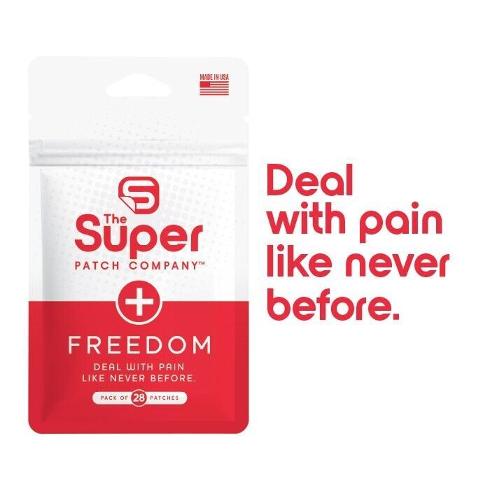The Super Patch : FREEDOM - Pack of 28 Patches- deal with pain like neve... - $64.35