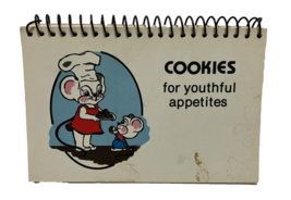 Cookbook Cookies for Youthful Appetites Spiral Bound Cookie Recipes Baki... - $8.86