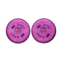 3M P100 Particulate Filter with Organic Vapor Relief, 2-Pack  - $43.00