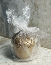 Seasonal Wax Acorn Candle 3.45 In  D X 3.75 In H - £5.85 GBP