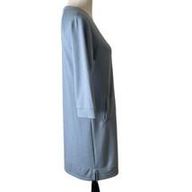 LOGO Lounge by Lori Goldstein Pocket Dress Blue Long Sleeve Women Size S - £19.38 GBP