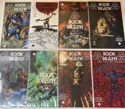 Book Of Death Comic Lot Of 8 - Fall Of X-O Manowar Bloodshot Ninjak 1 2 3 4 - $9.85