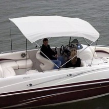 Shademate Bimini Top &amp; Boot Poly OV80289OW 67-72W x 8’L x 42”H White-SHI... - €250,04 EUR