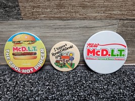 McDonald&#39;s Convention Pin-Back Buttons - Lot of 3 - 1980s Vintage! - £15.19 GBP